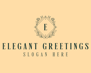 Wedding Event Floral logo design