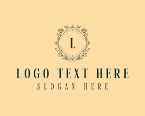 Wedding Event Floral Logo