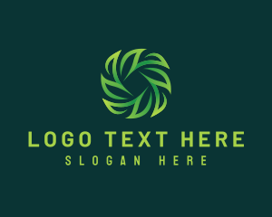 Farming - Eco Leaf Gardening logo design