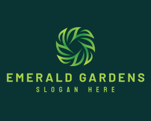 Eco Leaf Gardening logo design