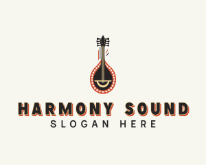 Instrument - African Mandolin Instrument logo design