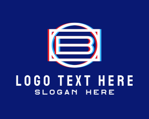 Cyber - Static Motion Letter B logo design
