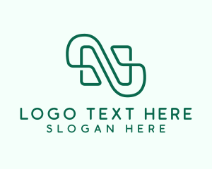 Business Finance Letter N logo design