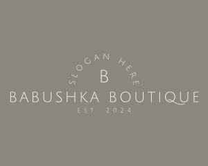 Minimalist Generic Boutique logo design