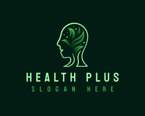  Mental Health Leaf logo design