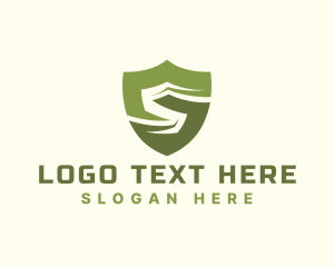 Defense - Shield Startup Business Letter S logo design