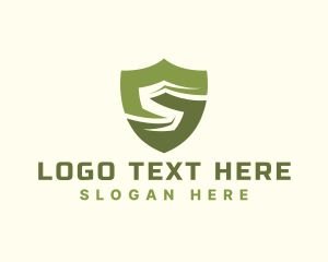 Security - Shield Startup Business Letter S logo design