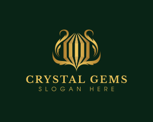 Deluxe Crystal Diamond logo design