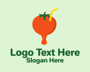 Fruit Stand - Fresh Tomato Juice logo design