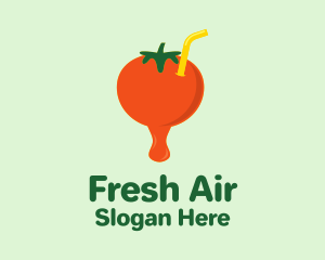 Fresh Tomato Juice  logo design