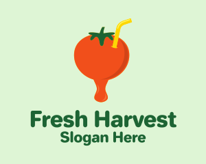 Fresh - Fresh Tomato Juice logo design