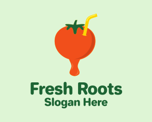 Fresh Tomato Juice  logo design