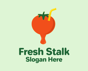 Fresh Tomato Juice  logo design