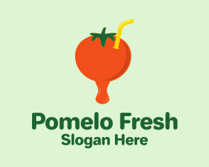 Fresh Tomato Juice  logo design