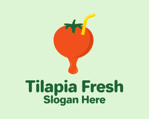 Fresh Tomato Juice  logo design