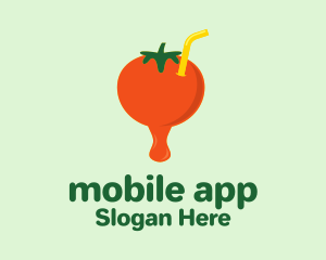 Grocer - Fresh Tomato Juice logo design