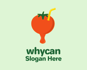 Fruit Stall - Fresh Tomato Juice logo design