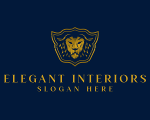 Elegant Royalty Lion logo design