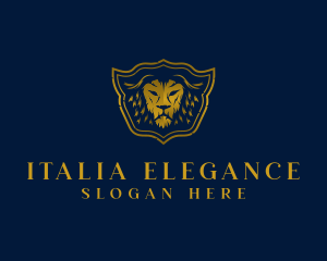 Elegant Royalty Lion logo design