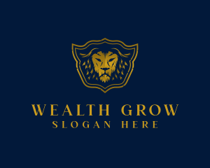 Elegant Royalty Lion logo design