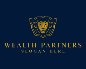 Elegant Royalty Lion logo design