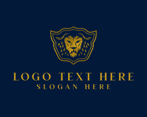 Gold - Elegant Royalty Lion logo design