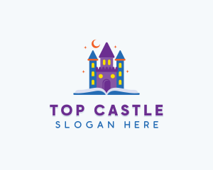 Daycare Castle Kindergarten logo design