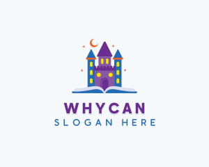 Storytelling - Daycare Castle Kindergarten logo design