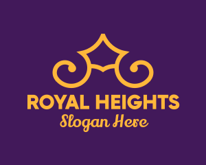 Highness - Golden Elegant Crown logo design