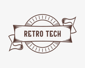 Hipster Retro Business logo design