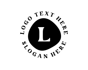 Blob - Postal Ink Stamp logo design