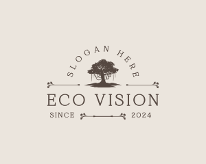 Rustic Nature Tree logo design