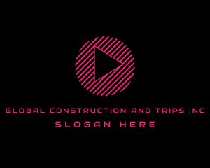 Neon - Media Player Vlog logo design
