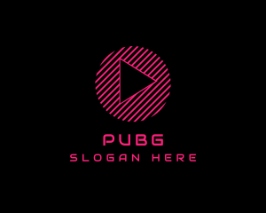 Mobile Application - Media Player Vlog logo design