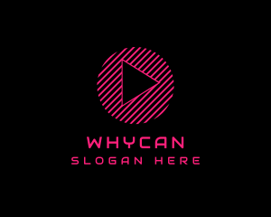 Stream - Media Player Vlog logo design