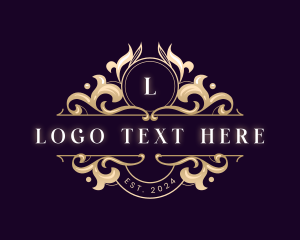 Vip - Luxury Floral Boutique logo design