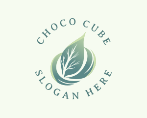 Beauty - Organic Leaf Spa logo design