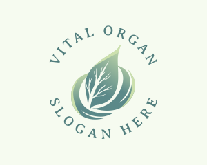 Organic Leaf Spa logo design