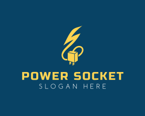 Socket - Electric Energy Socket logo design