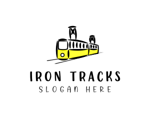 Railway Train Transit  logo design