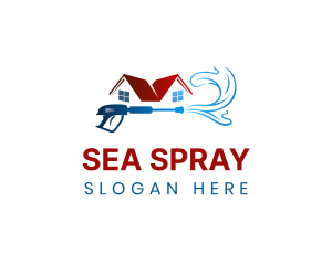 House Power Washer logo design