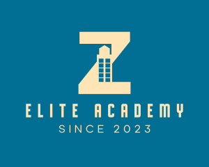 Letter Z - Yellow Building Letter Z logo design