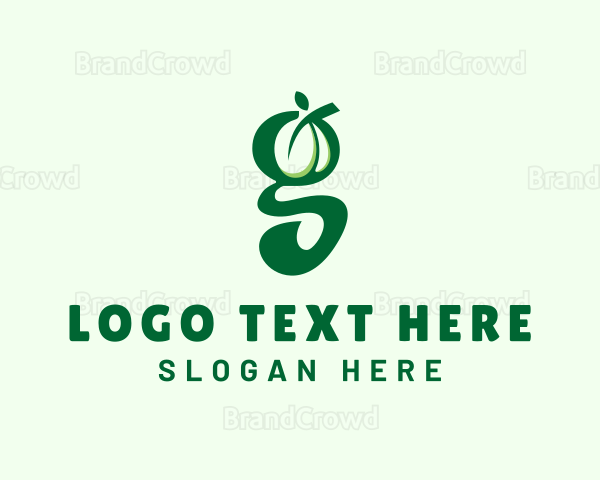 Food Fruit Letter G Logo