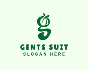 Food Fruit Letter G logo design