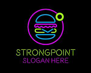 Neon - Neon Burger Hamburger logo design