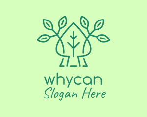 Plant - Organic Leaf Spade logo design