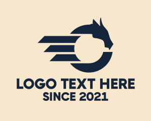 Pegasus - Pegasus Letter O logo design
