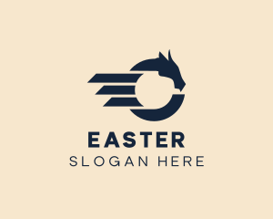 Pegasus Stallion Equine Logo
