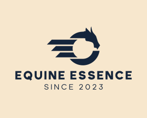 Equine - Pegasus Stallion Equine logo design