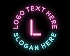 Neon - Neon Circle Letter logo design